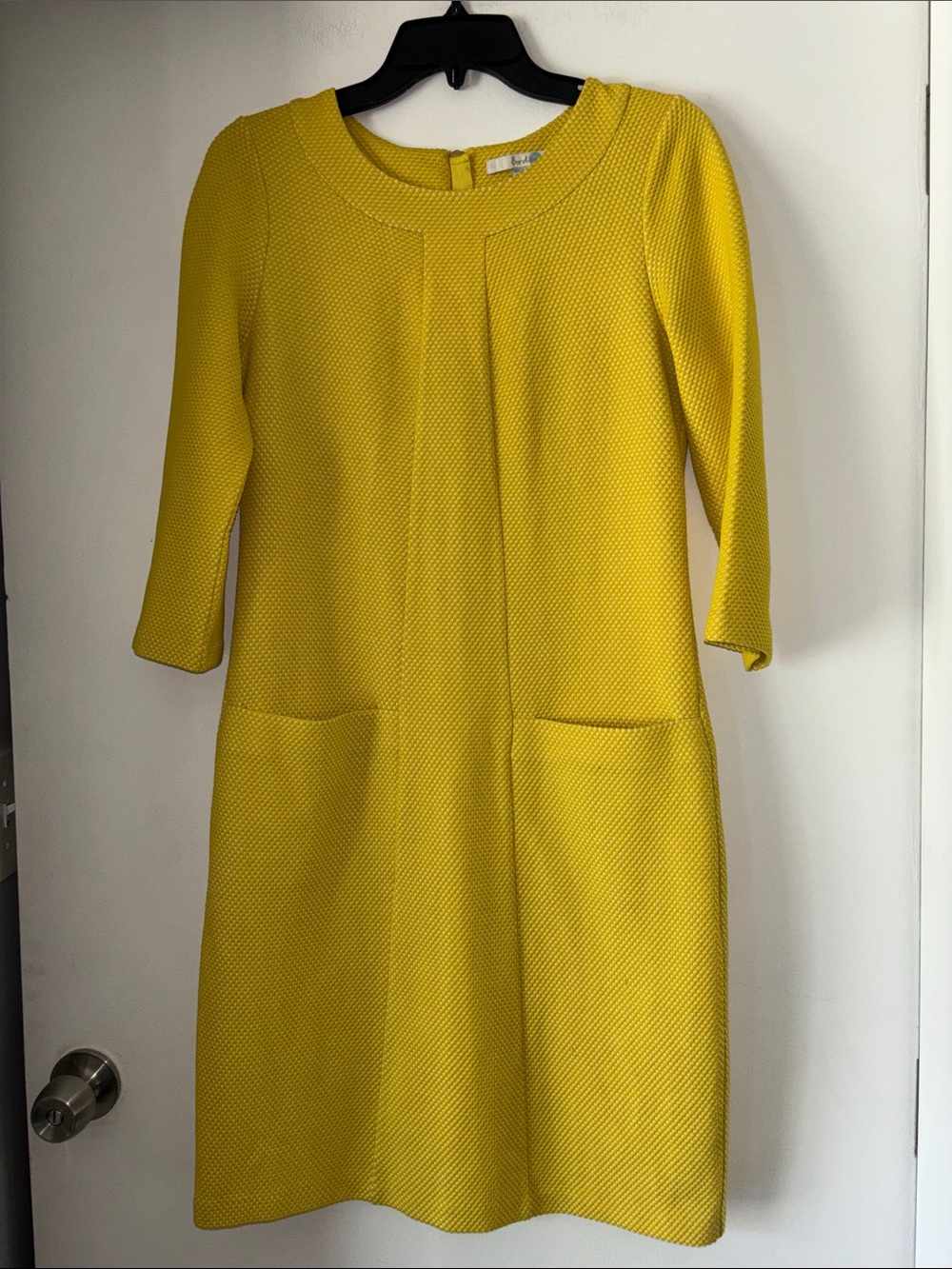 Boden Yellow Midi Dress